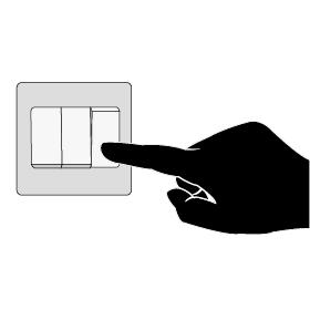 Manual lights on