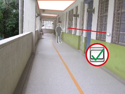 Sensor controlled during slow periods