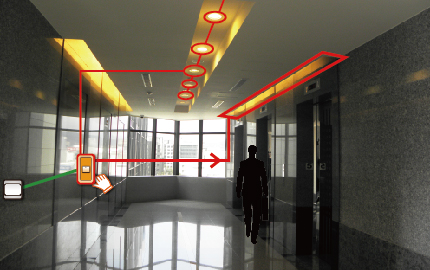 daylit elevator lobby
